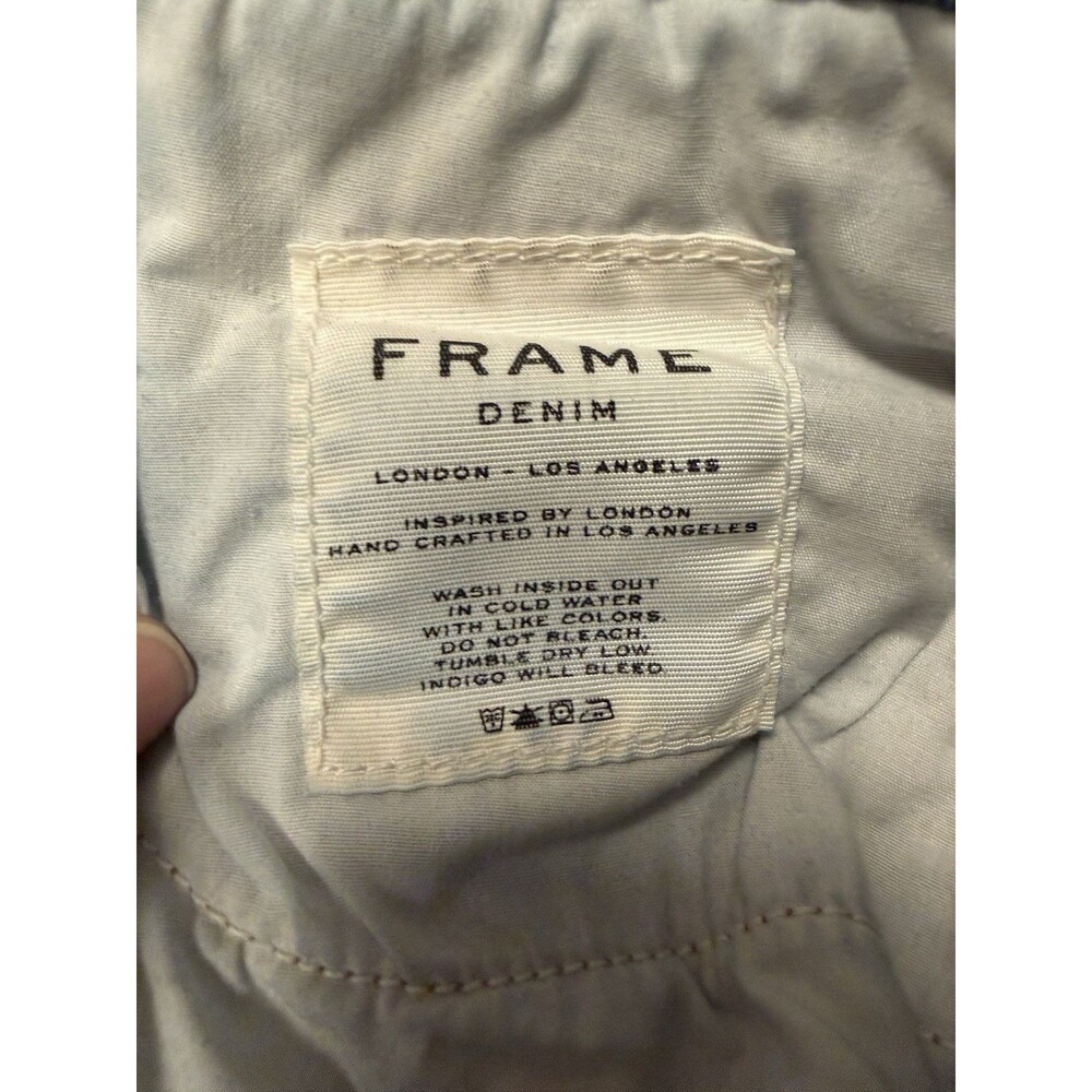 FRAME Le Nouveau Split-Hem Straight Jeans‎ Raw Hem Distressed 26 - Picture 8 of 8